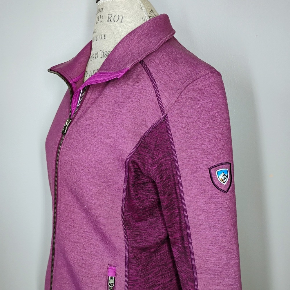 Kuhl Projekt Kestrel Jacket Womens M Fuschia Full Zip Stretch Performance Comfy - Picture 2 of 12